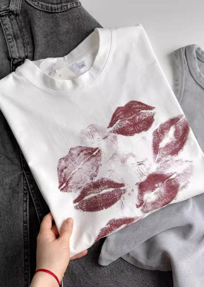 Lip Imprint Oversized T-shirt