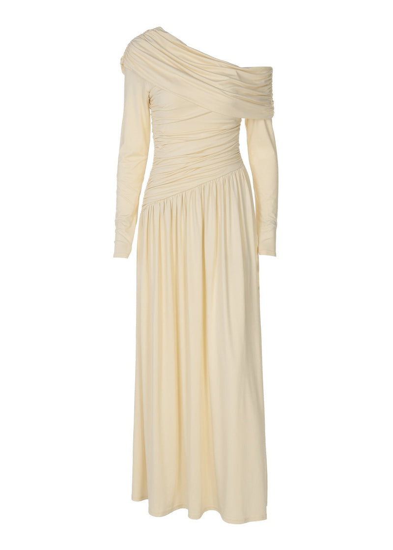 Aveline - One Shoulder Draped Maxi Dress