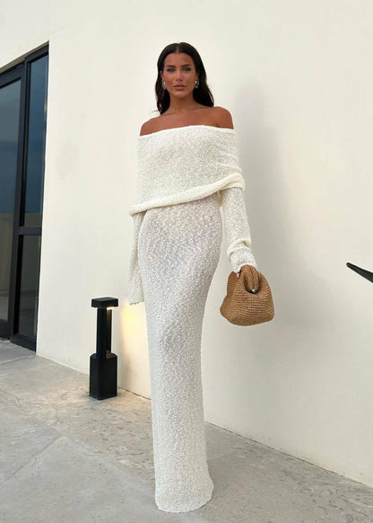 Nayara | Off Shoulder Maxi Dress