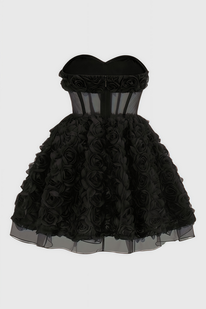Ralpae 3d Puff Mini Dress