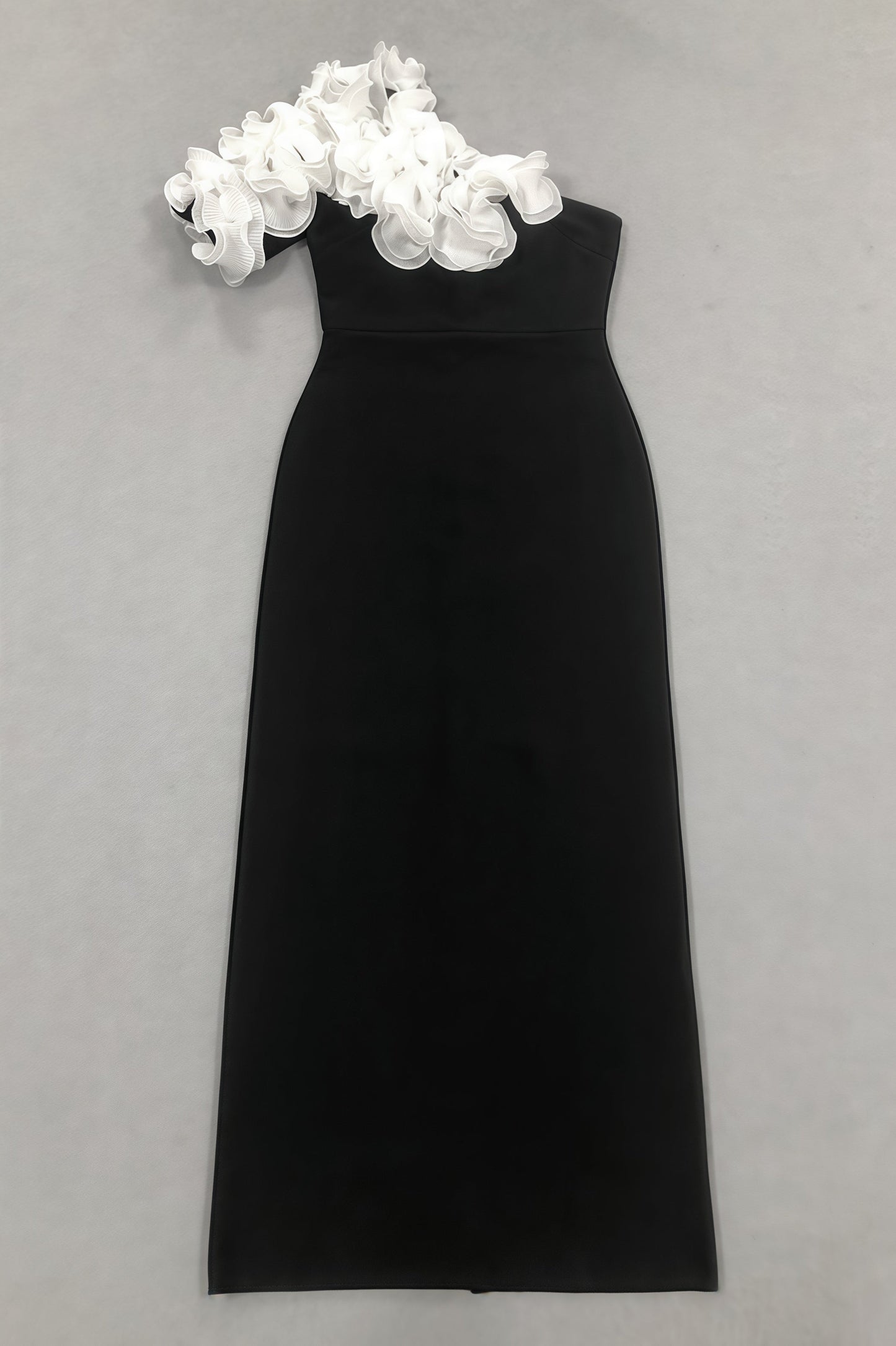 Zephyr Black 3d Midi Dress