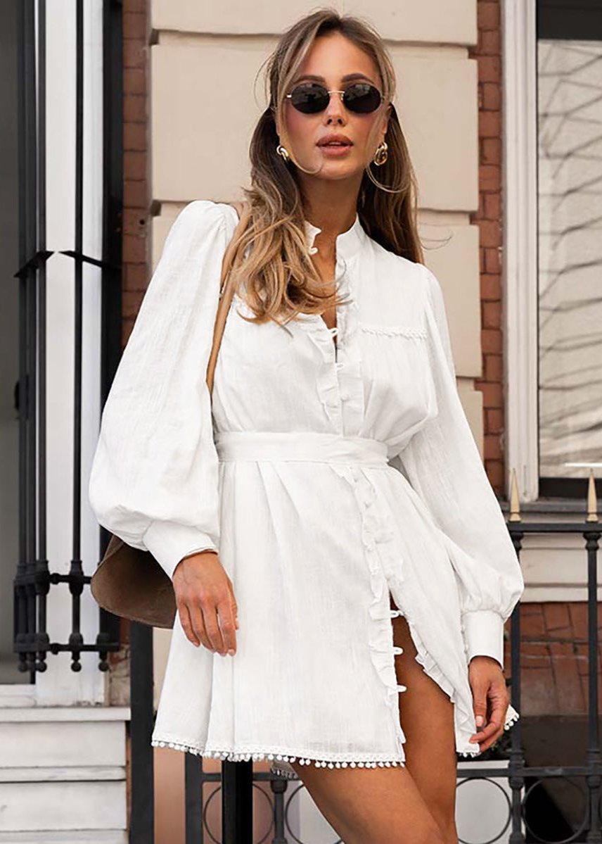 Ruffle Mini Dress