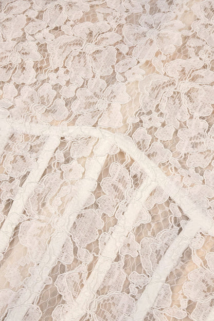 Davina White Lace Maxi Dress