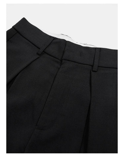 Dramatic Noir Wide-leg Palazzo Pants