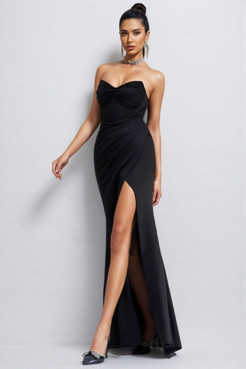 Tessa Wrap Split Maxi Dress