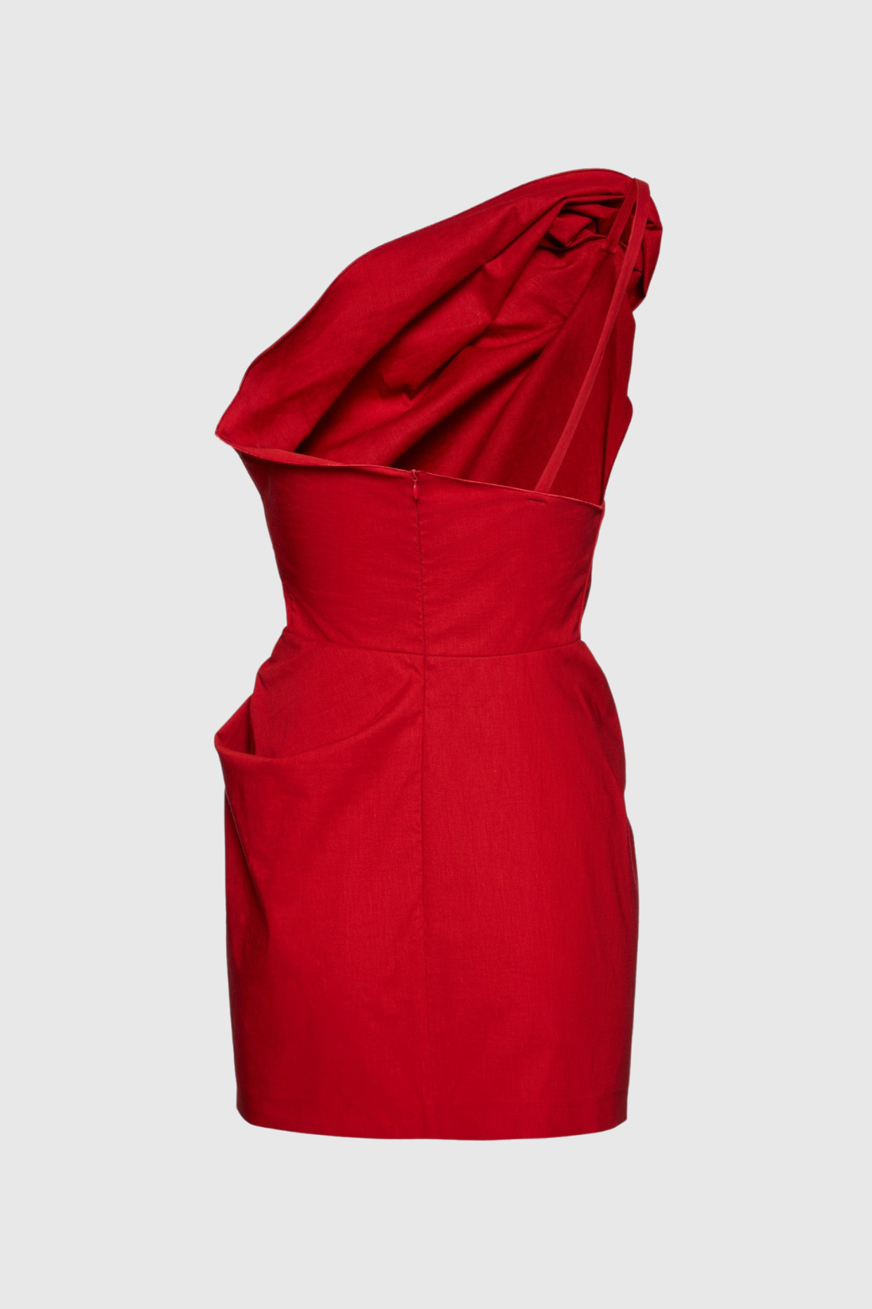 Oayena Appliqué One Shoulder Mini Dress