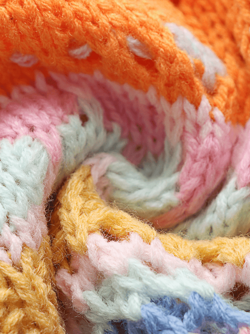 | Pumpkin Date Knit Cardigan - Orange