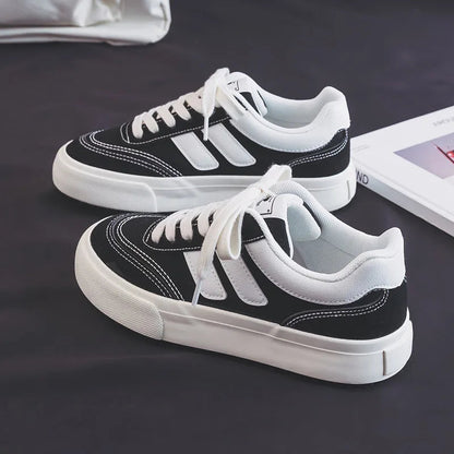 Outdoor Runners Jogging Sneaker Canvas Walking Shoes Autumn Flat Without Heel Spring Tennis Trainers