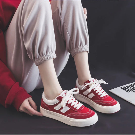 Outdoor Runners Jogging Sneaker Canvas Walking Shoes Autumn Flat Without Heel Spring Tennis Trainers