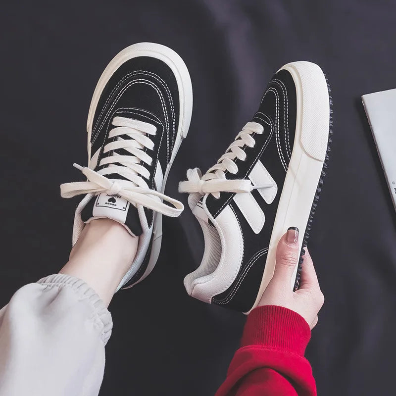 Outdoor Runners Jogging Sneaker Canvas Walking Shoes Autumn Flat Without Heel Spring Tennis Trainers