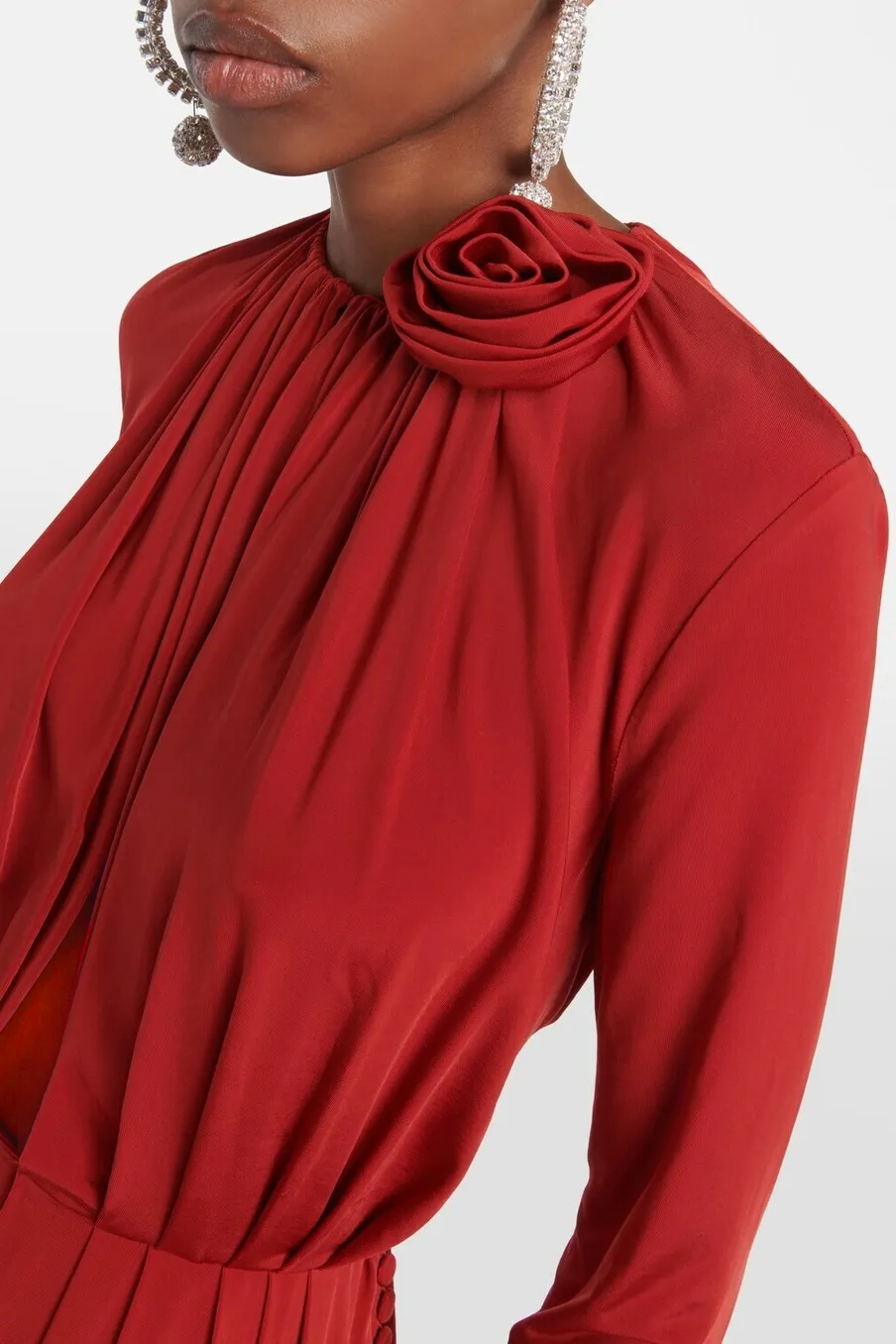 Melissa Applique Cutout Maxi Dress