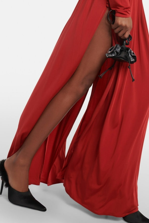 Melissa Applique Cutout Maxi Dress