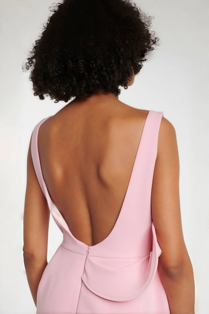 Stepha Pink 3d Mini Dress