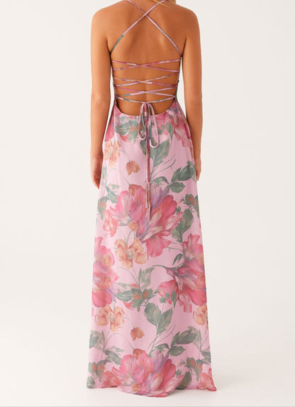 Agnesina Maxi Dress - Pink