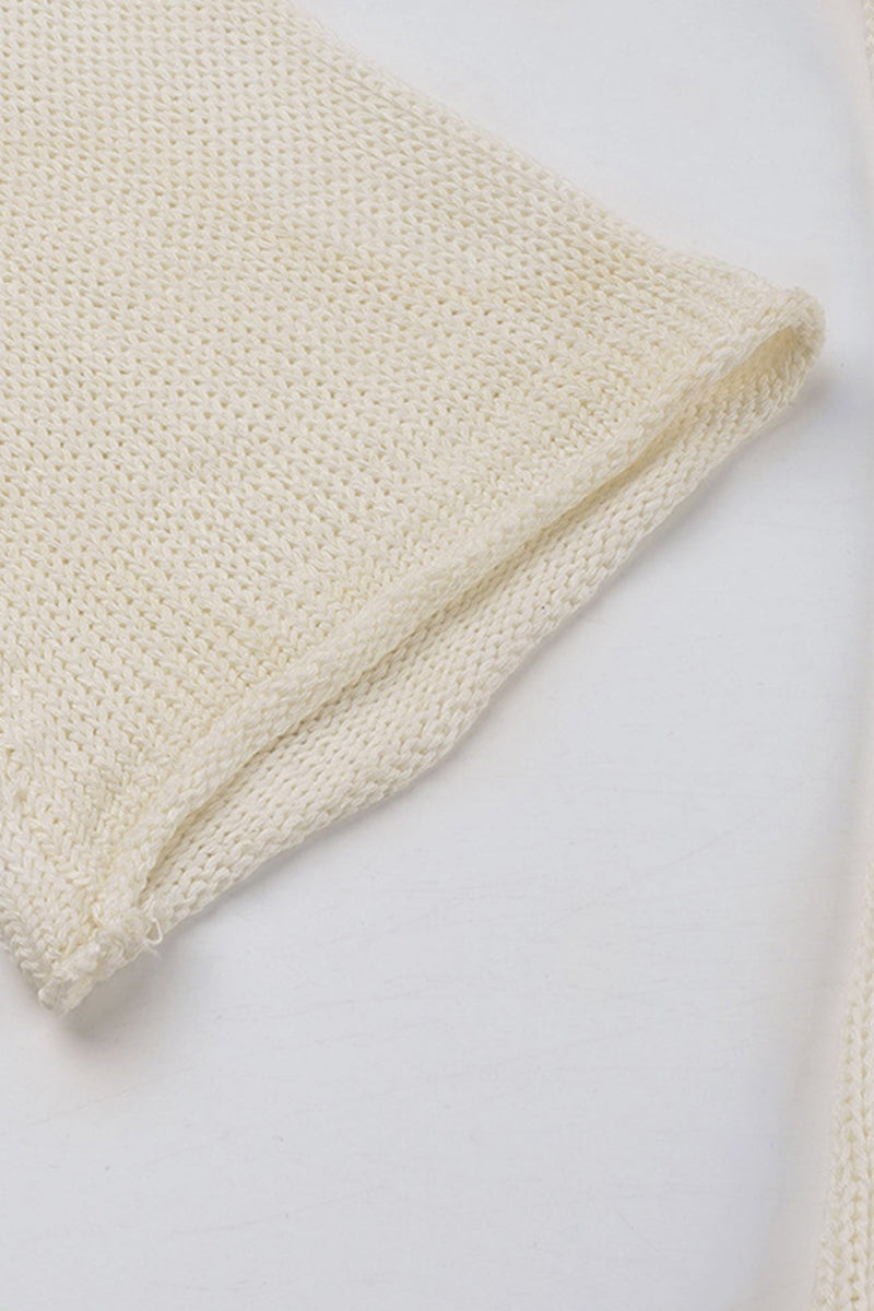 Pentagram Jacquard Crimping Sweater