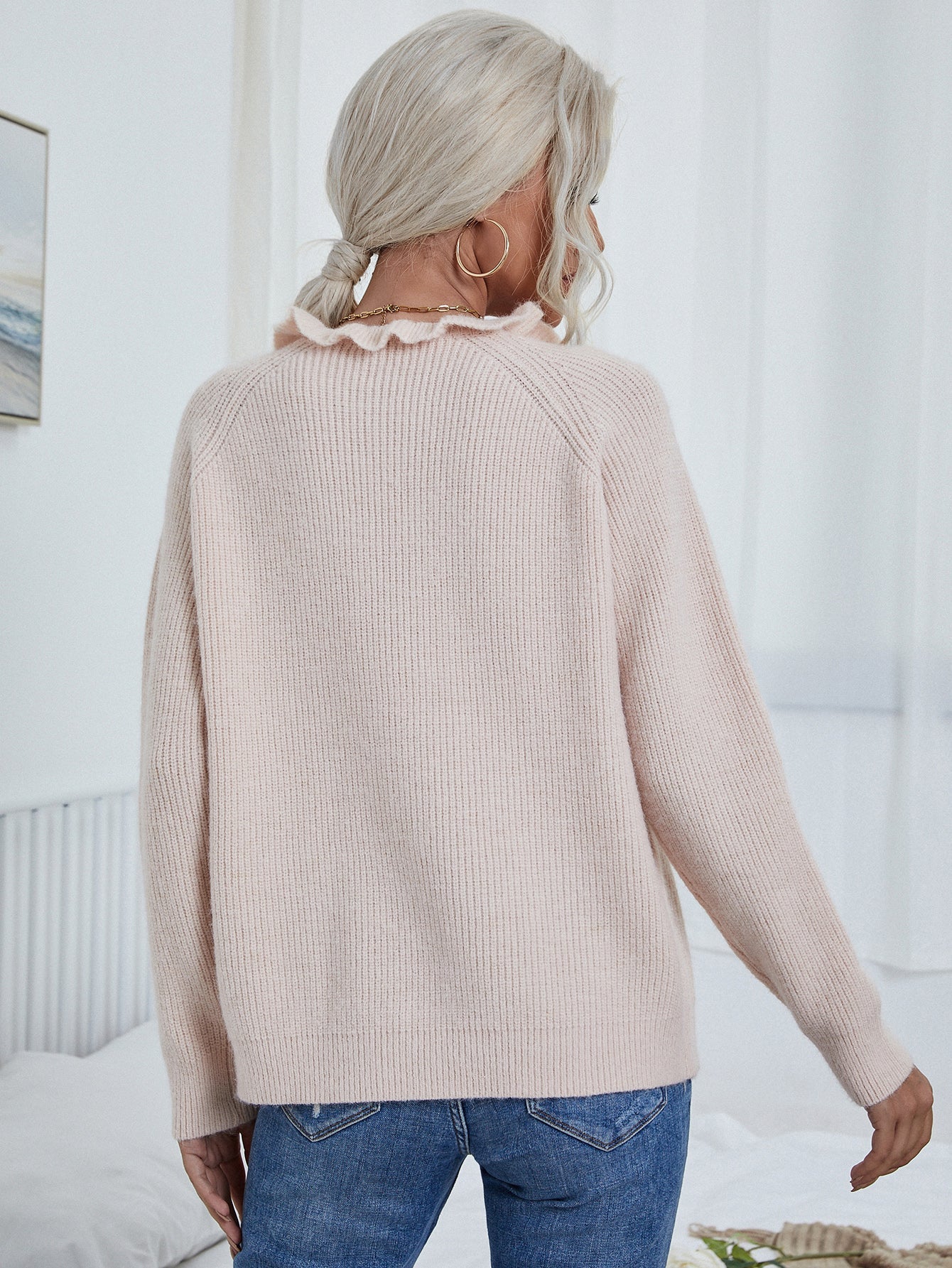 | Makedo Pink Knit Sweater