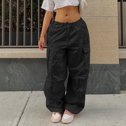 Pink Jogger Tech Low Waist Cargo Pant