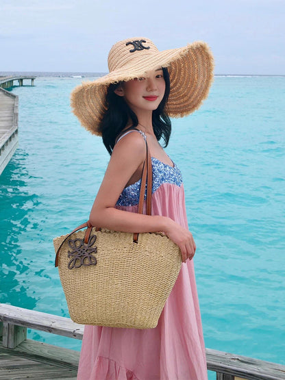 Pink Flowing Maxi Dress _ Dreamy Island Vacation Outfit