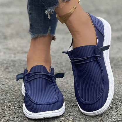 Anti-slip Flat Walking Spring Autumn Round Toe Flats Loafers