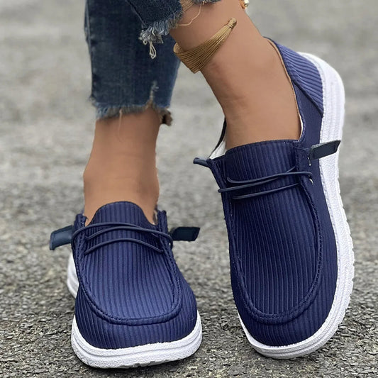 Anti-slip Flat Walking Spring Autumn Round Toe Flats Loafers