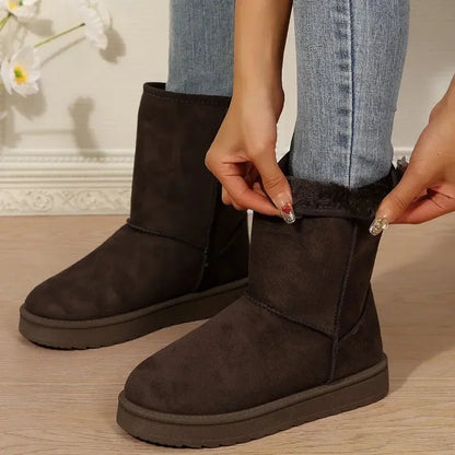 Plush Thickening Comfortable Large Size Snow Boot