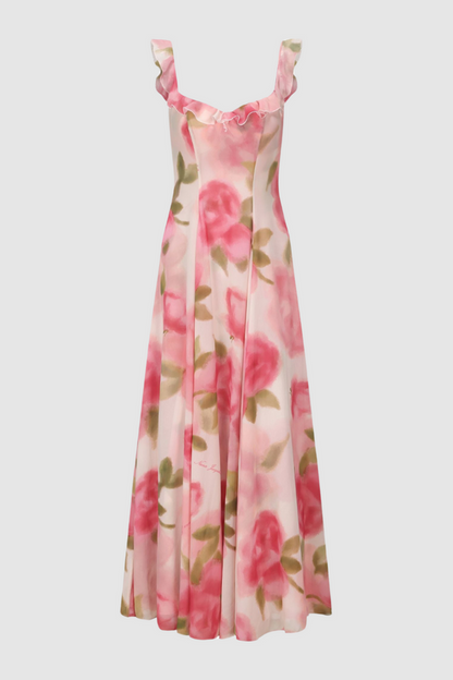 Renée Ruffle Maxi Dress
