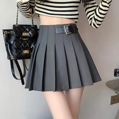 Dressbetty - Fashionable High Waist Spring Summer Pleated Skirt