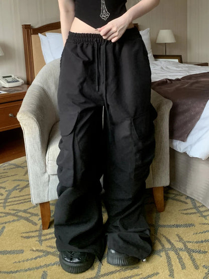 Baggy Low Waist Y2k Rockmore Parachute Sweatpants