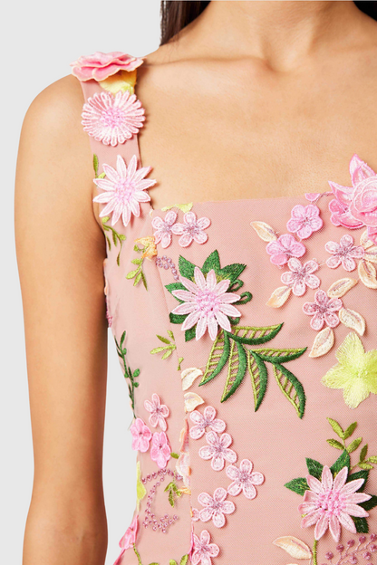 Rudima Appliqué Mini Dress