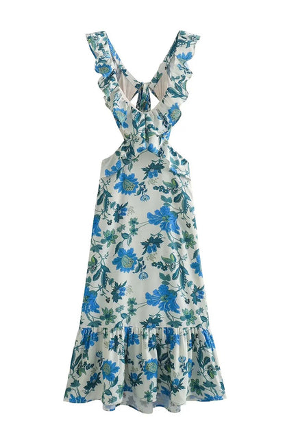 Nova | Ruffles Maxi Dress
