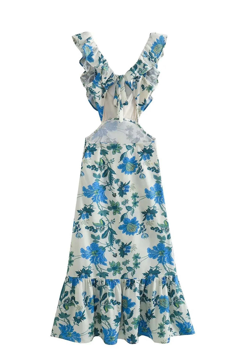 Nova | Ruffles Maxi Dress