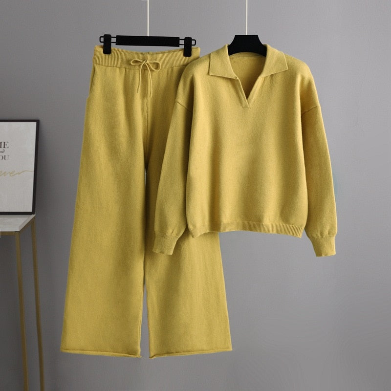 Ailani Sweater + Pants Suit