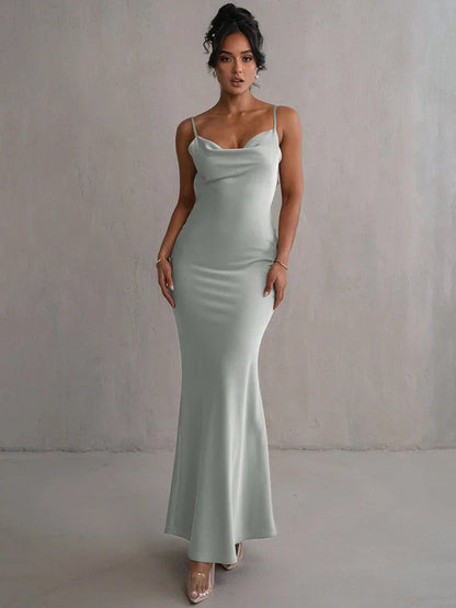 Azalea | Sleeveless Backless Maxi Dress