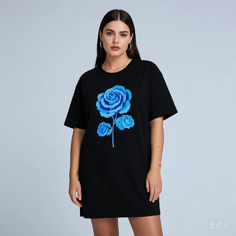 Long Style Cotton T-shirt