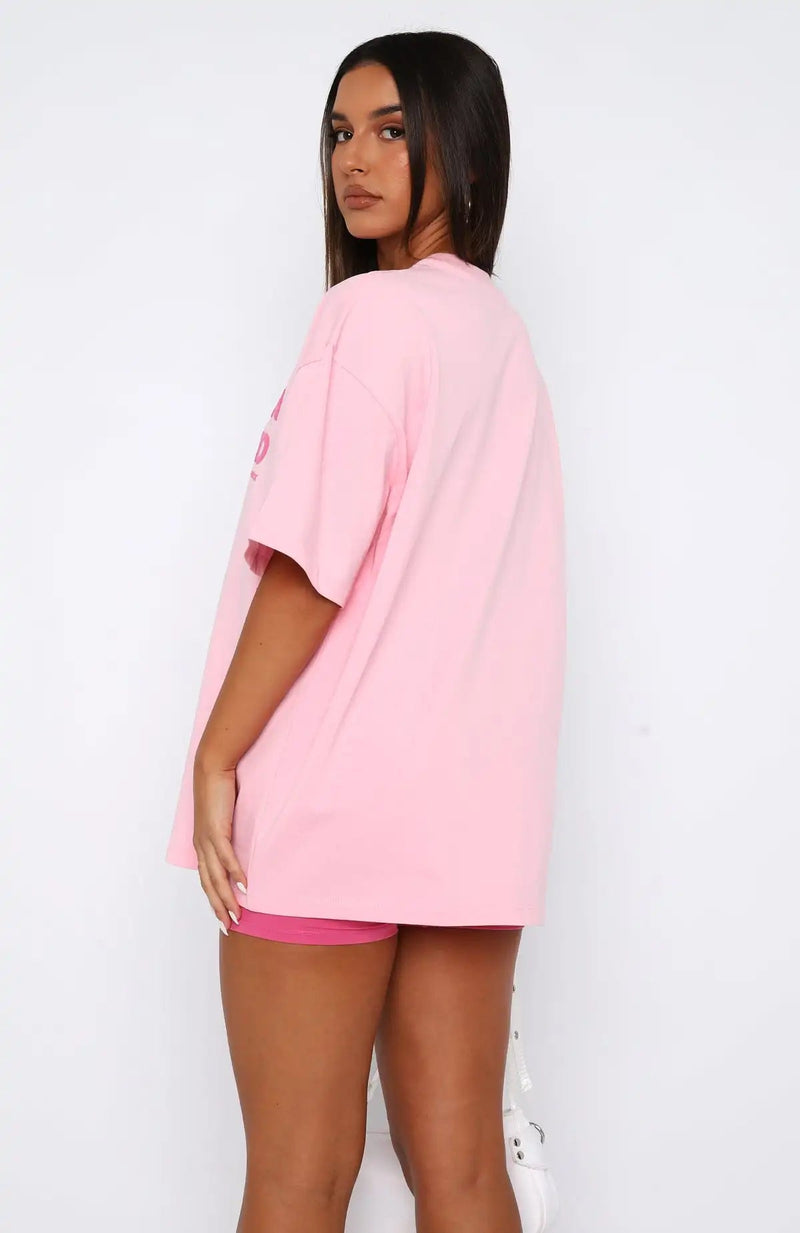 Pink Loose Fit T-shirt