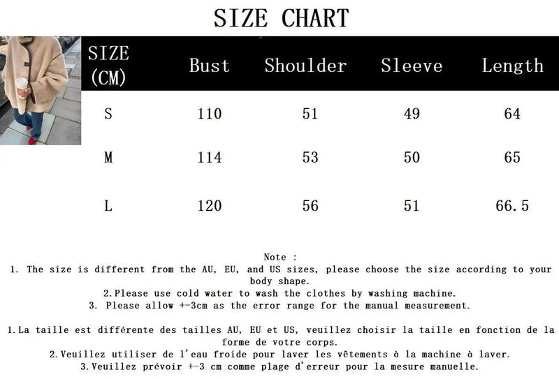 Pocket Fleece Jacket Coat Single Breasted Long Sleeve Warm Outerwear Autumn Winter Jackets New