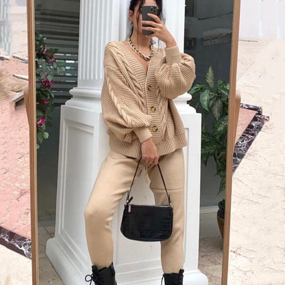 Debra Cardigan + Pants Suit