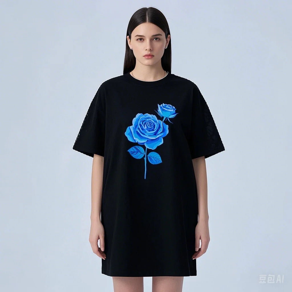 Long Style Cotton T-shirt