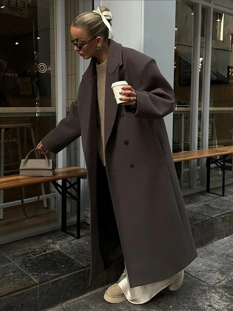 Sienna - Turn-down Collar Coat