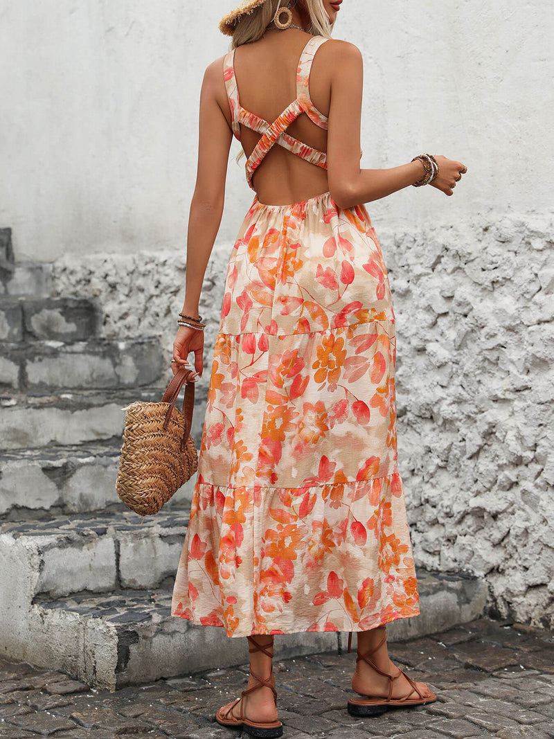 Newport Printed Midi Dress