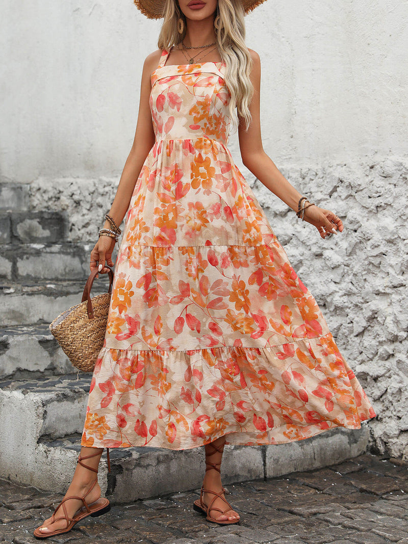 Newport Printed Midi Dress