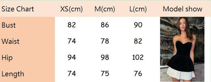 Strapless Velvet Patchwork Pleated Mini Dress Off Shoulder Backless Slim Vestidos New Evening Party Gown