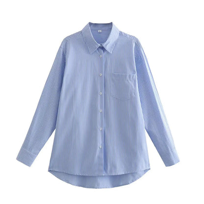 Drawstring Short Pants Sets New Summer Long Sleeve Pocket Irregular Blouse+shorts Outfits Two-piece Set