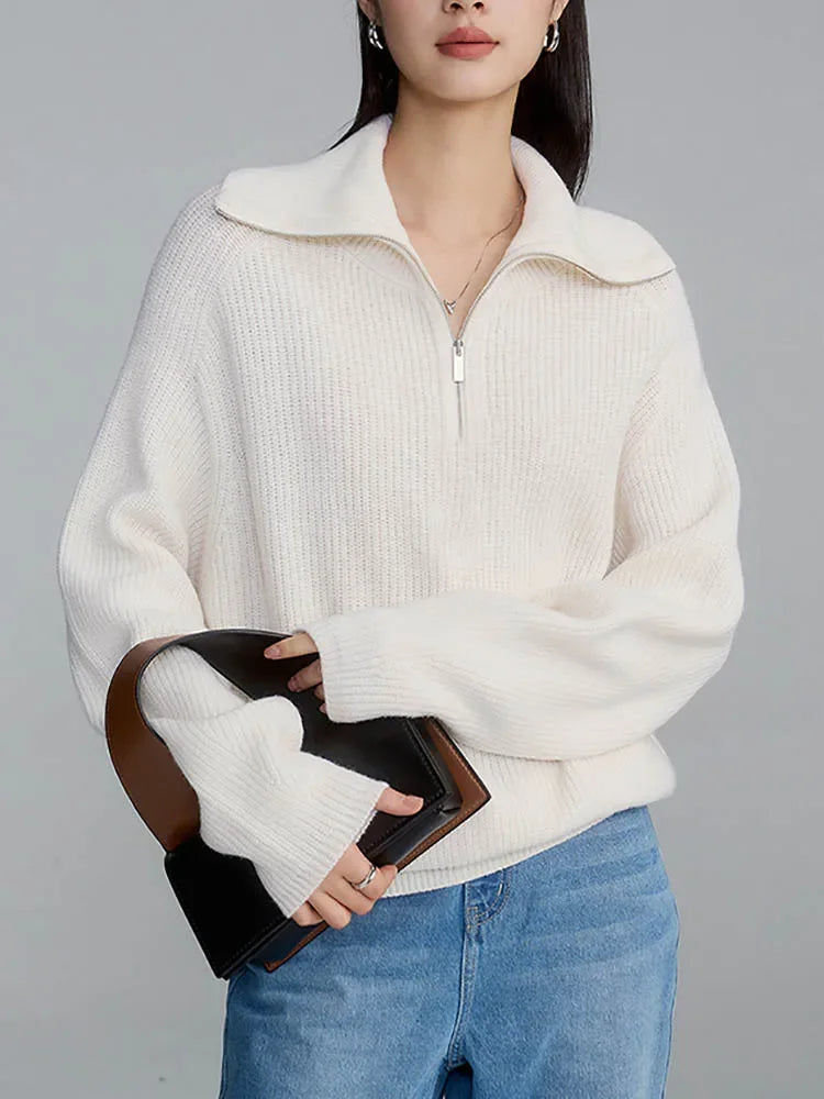 Zip Up Comfy Sweater