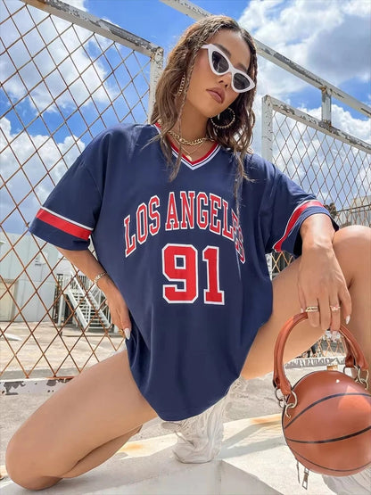 Number 91 Oversized Street T-shirt