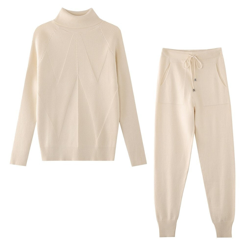 Andrea Sweater + Pants Suit