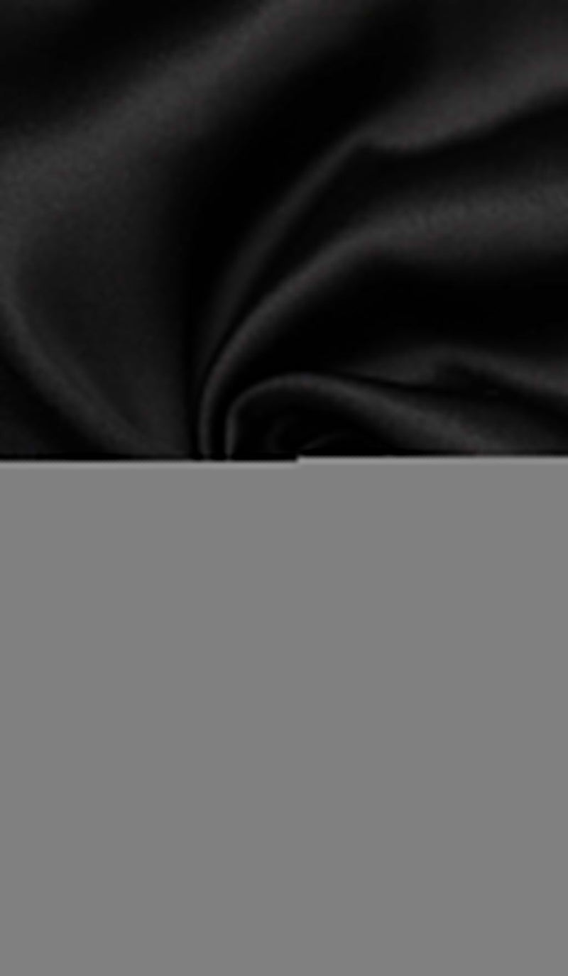 Sleeveless Bandage Midi Dress in Black