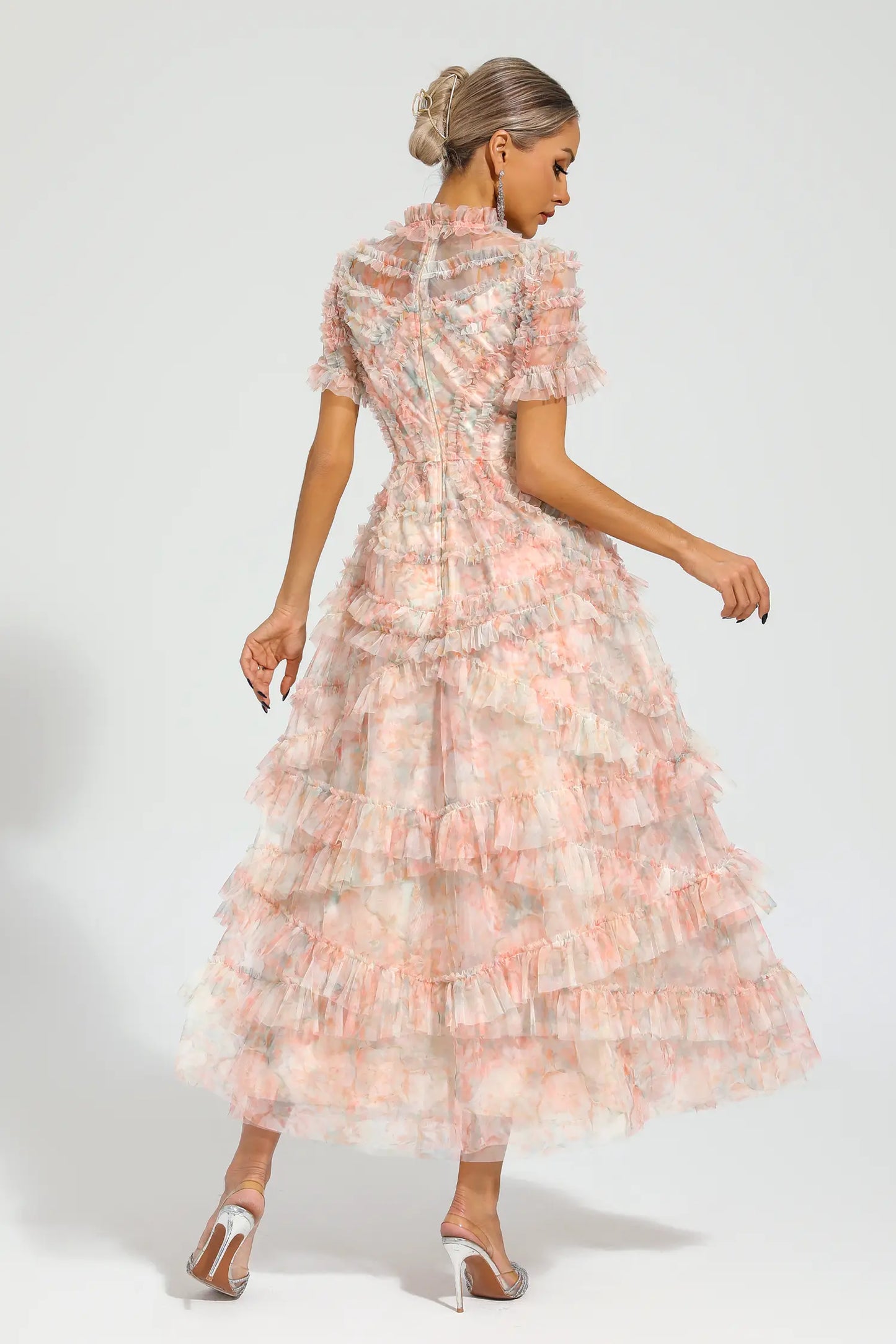 Saroyan Pink Midi Dress