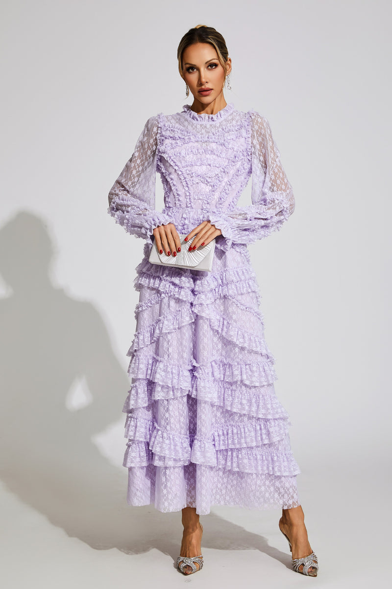 Saroyan Light Purple Midi Dress