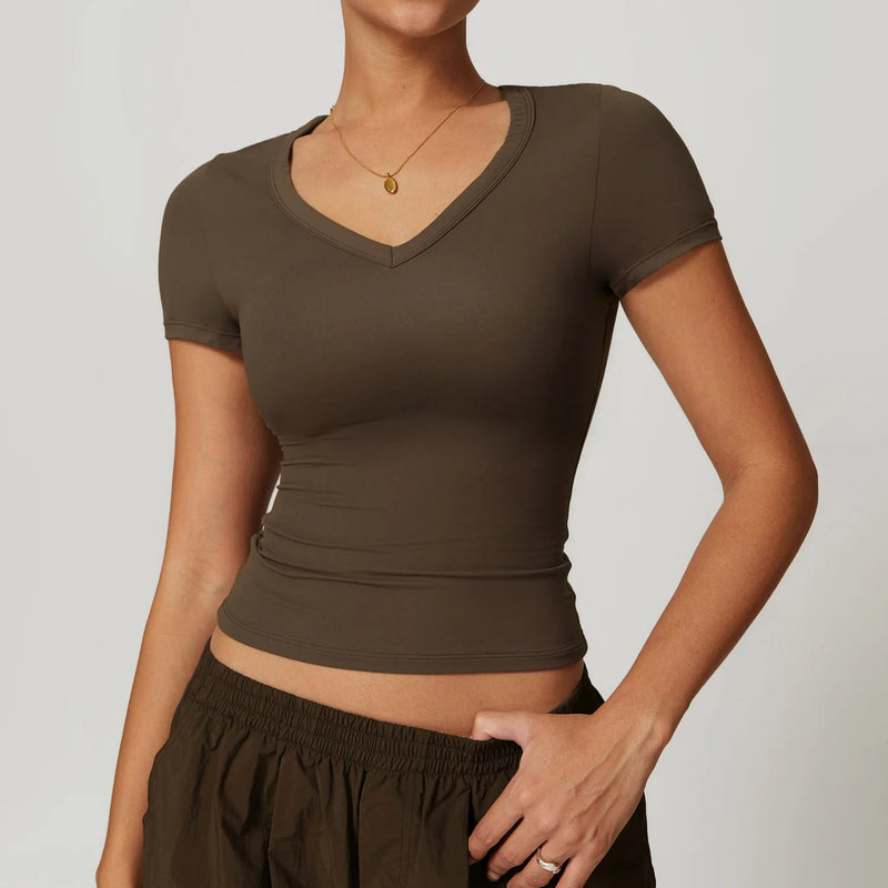 Push Up Quick Dry Gym T-shirt